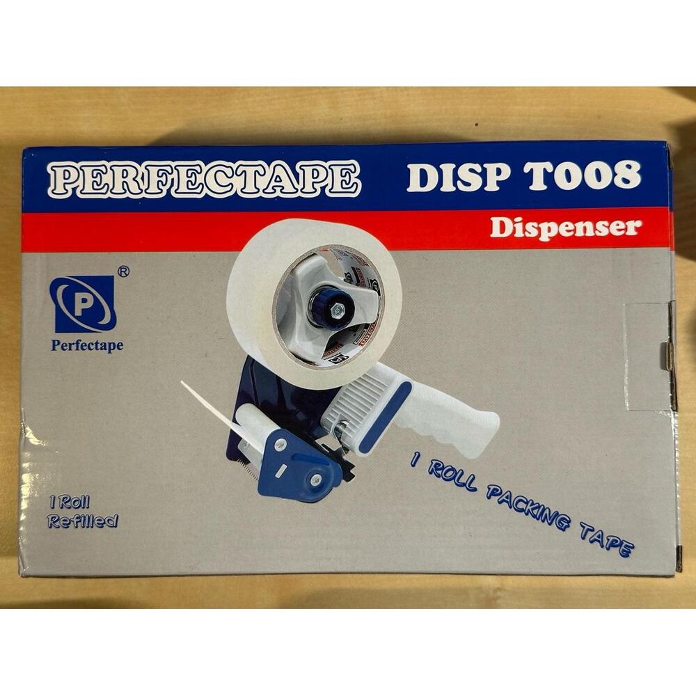 Heavy Duty Packing Tape Dispenser for 2" Width Tape Plus 1 Roll of Packing Tape